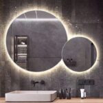 21. Apvalus dvigubas foninis apšvietimas veidrodis 21. APVALUS DVIGUBAS FONINIS APŠVIETIMAS - veidrodis - Įvairūs veidrodžiai