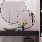 23. Apvalus dvigubas be apšvietimo su rėmeliu veidrodis- veidrodis - Įvairūs veidrodžiai