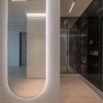 31. Apvalintas veidrodis apšvietimas iš nugarėlės - veidrodžiai - veidrodžių gamyba