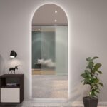 34. Arka veidrodis apšvietimas iš nugarėlės - apšvietimas iš veidrodžio nugarėlės, kitaip vadinamas foninis apšvietimas - veidrodžių gamyba - veidrodžiai - veidrodis - arka veidrodis