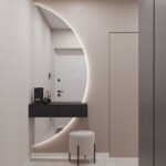 38. Pusmėnulis veidrodis - veidrodžių gamyba - veidrodžiai - veidrodis