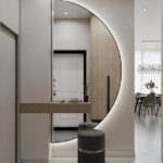 41. Pusmėnulis veidrodis - veidrodžių gamyba - veidrodžiai - veidrodis